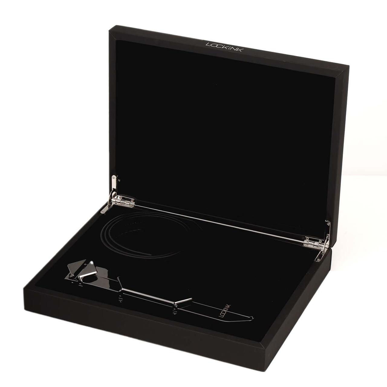 Регульована шлепалка LOCKINK Adjustable Slapper for Impact Play — Black, фото 1