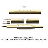 Ексклюзивний тиклер LOCKINK 5-head Flirting Tickler — Golden з п'ятьма насадками, фото 8