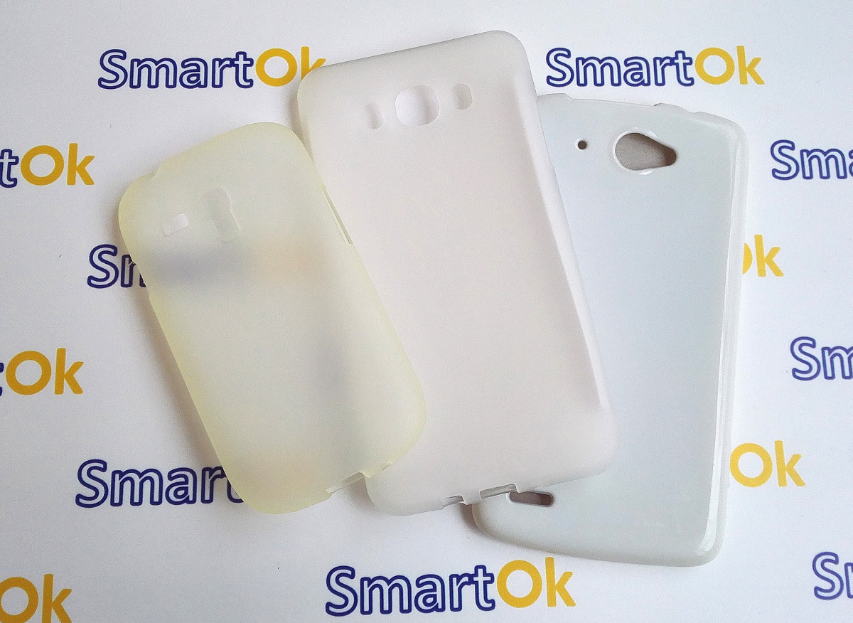 Celebrity TPU cover case for LG E970 Optimus G, white чохол накладка силіконова