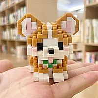 Конструктор блоковий дитячий пес песик собака собачка Коргі