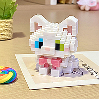 Конструктор блоковий дитячий кіт котик кішка кошенятко Турецька ангора Као-мані Ванська