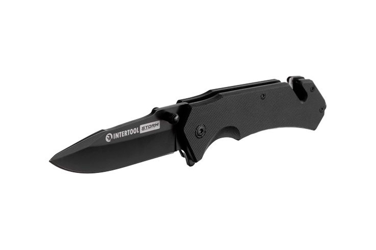 Ніж туристичний Intertool-Storm 200 x 80мм складний (HT-0588), фото 1