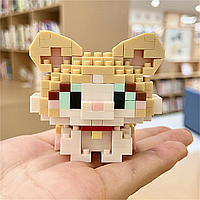 Конструктор блоковий дитячий кіт котик кішка кошенятко Наполеон Менует