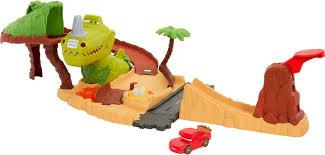 Трек Тачки Mattel Disney and Pixar Cars On The Road Dino  McQueen Парк динозаврів HNL