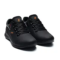 Демісезонні шкіряні чоловічі кросівки на шнурівці з натуральної шкіри