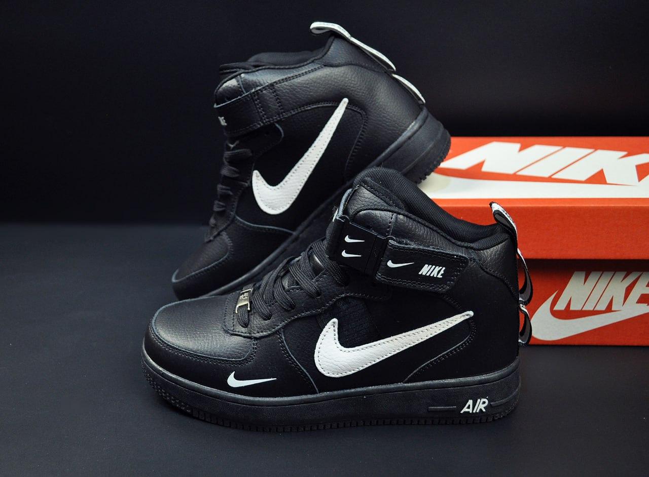 Хайтопи кросівки зимові Nike Air Force High 37-41р жіночі підліткові
