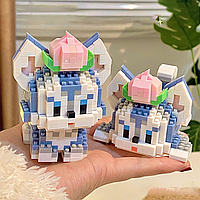 Конструктор блоковий дитячий пес песик собака собачка 2 в 1 Хаскі