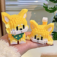 Конструктор блоковий дитячий пес песик собака собачка 2 в 1 Сіба-іну