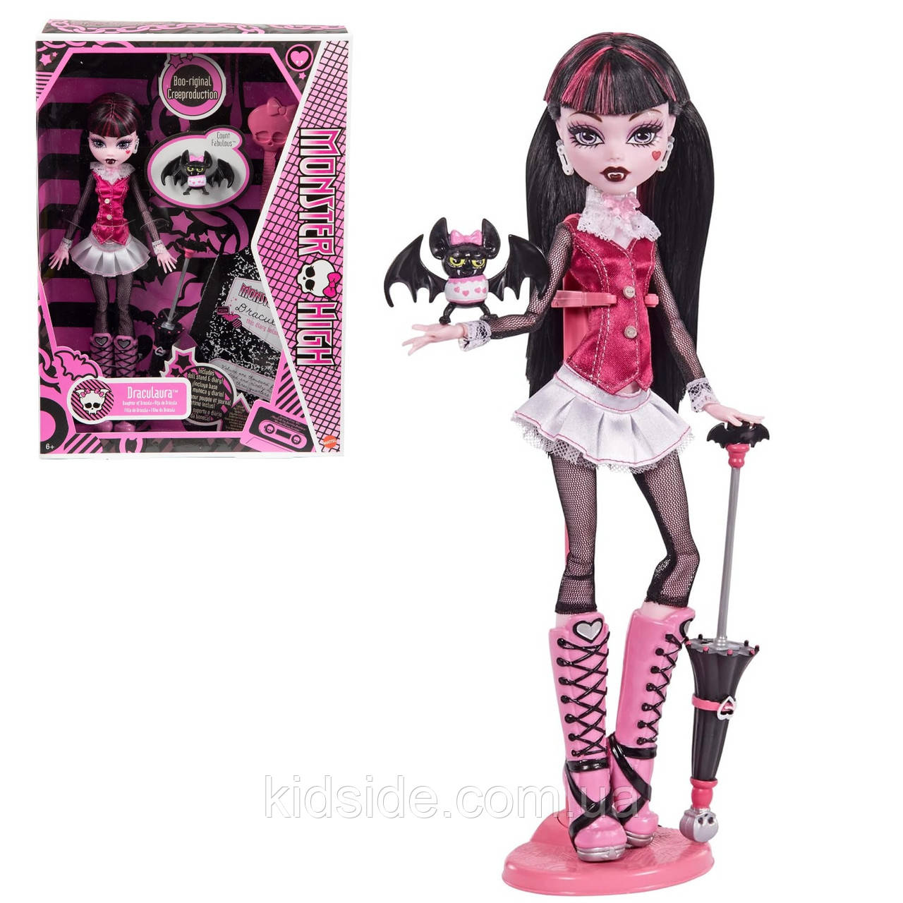 Monster High Draculaura HGC29 Лялька Монстр Хай Дракулаура Репродукція