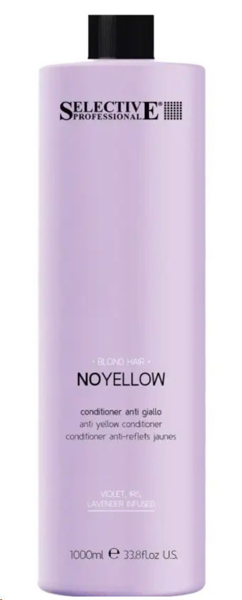 Кондиціонер для усунення небажаних жовтих відтінків Selective Professional No Yellow Anti Yellow Conditionier 1000 мл.