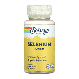 Селен Solaray Selenium 100 мкг 100 капсул