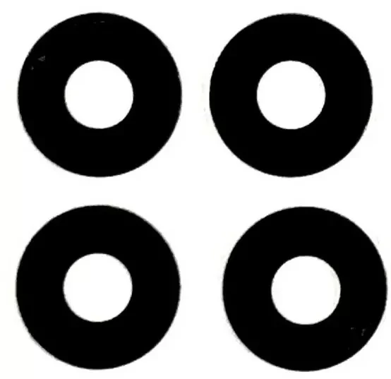 Скло камери для Realme 8i (комплект 4шт), фото 1