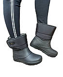 Чобітки дутики сноубутси пінка гумові чоботи індиго 37 38 39 40 41, фото 7