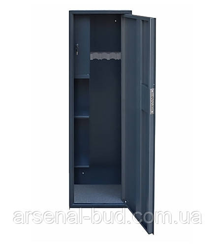 Сейф для зберігання зброї,  **STALLBOCS**  СЗ-140.4.ВМ ( ВхШхГ 1400ммХ410ммХ250мм)  на 4 рушниці, фото 1