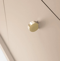 Комод Mono 103 см 2-дверний з шухлядами / беж пісочний чорні ніжки TM Perfect Home Польща, фото 3