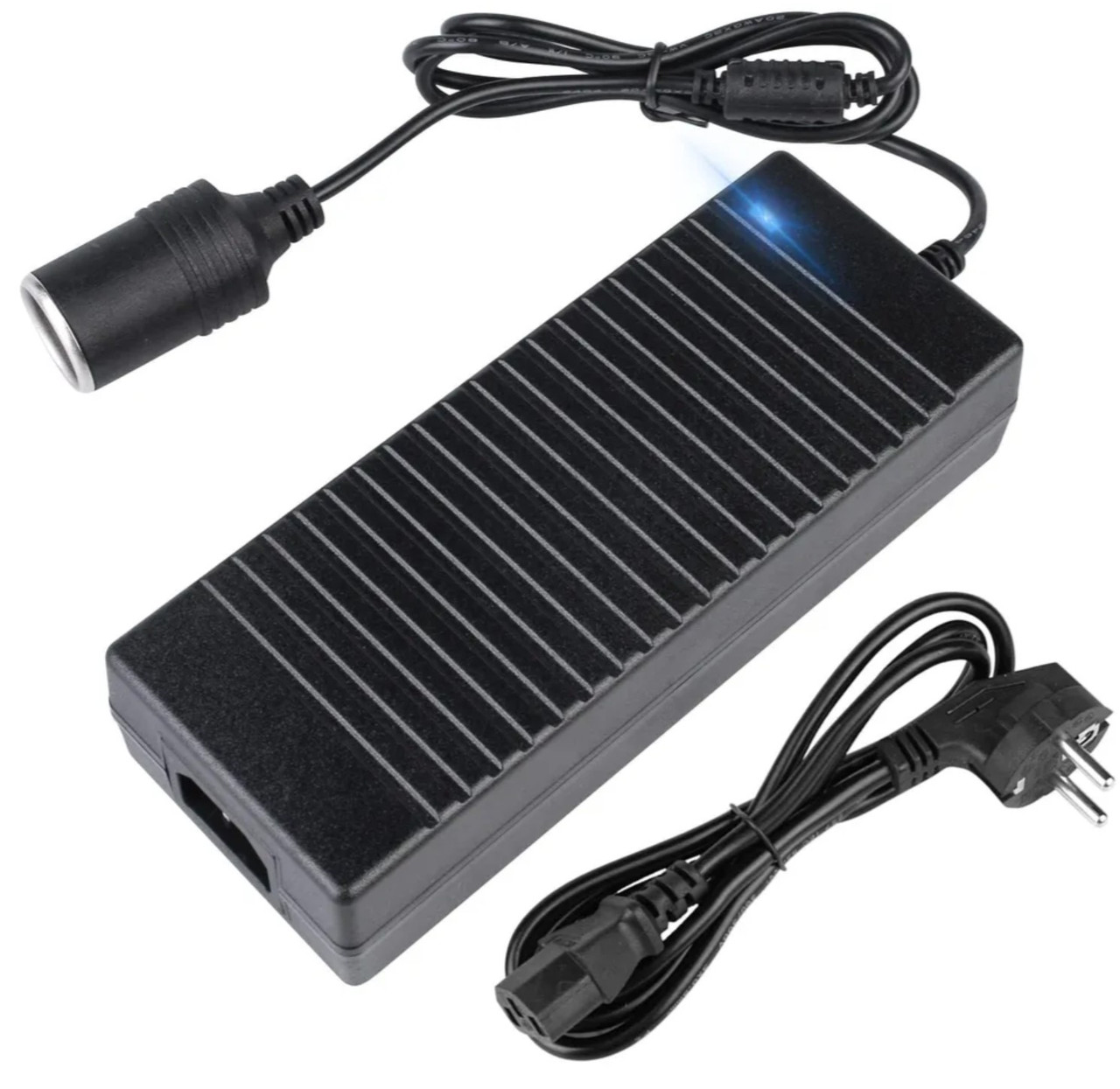 Адаптер з 220V на 12V прикурювач 15А (потужність 180W, для компресора, автохолодильника, мийки)