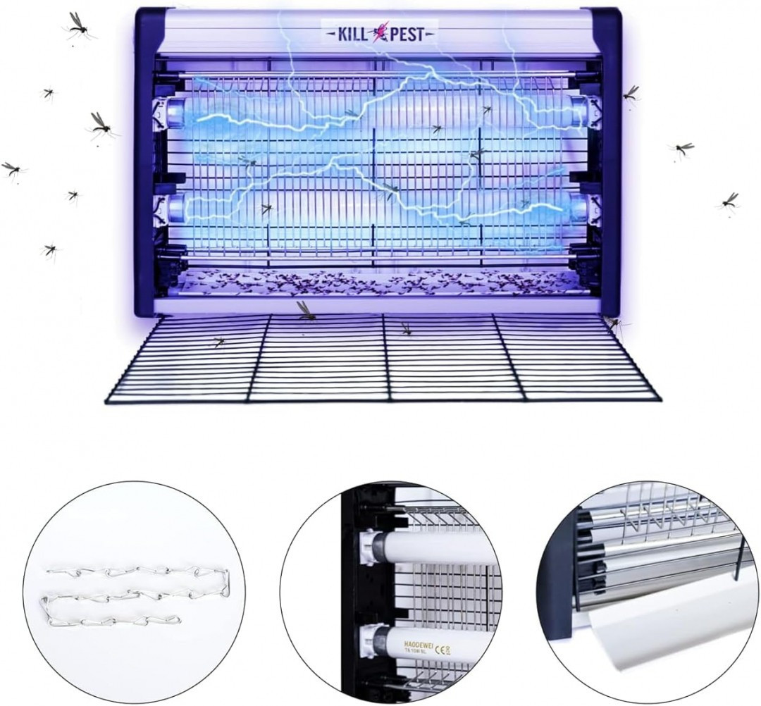 Лампа-знищувач комах Led 12W Insect Killer, електропастка для мух і комарів, антимоскітна лампа, фото 1