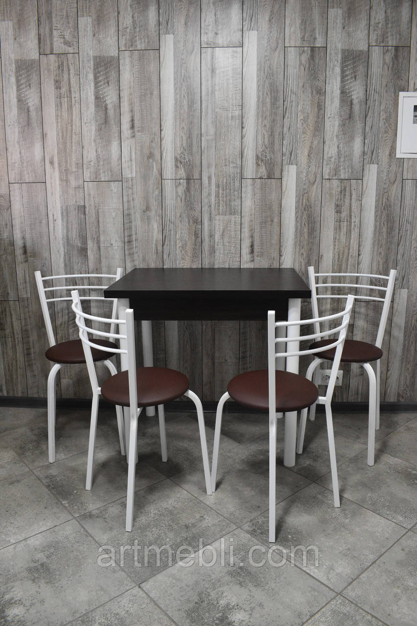 Кухонний комплект (стіл + 4 стільці), фото 1