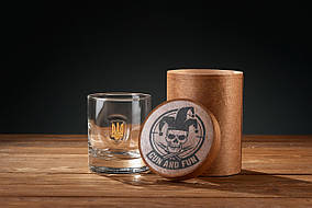 Стакан для віскі з Державним Гербом України