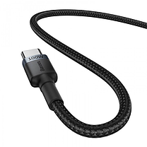 Кабель Baseus Cafule Series Cable Type-C to Type-C 100W 1m 2pcs P10318306003-00 Red Black+Grey Black, фото 5