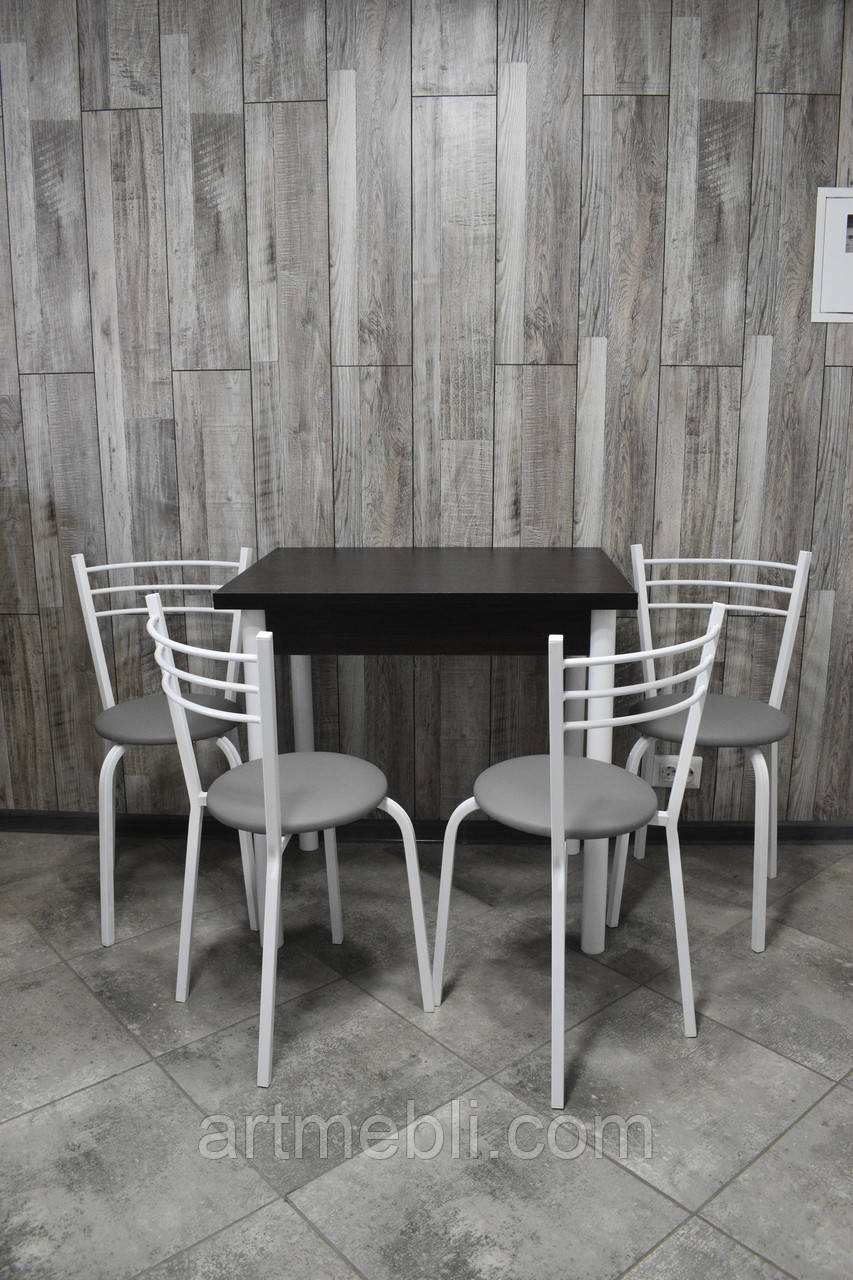 Кухонний комплект (стіл + 4 стільці), фото 1