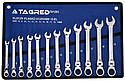 Набір ключів комбінованих ріжкових 12 шт TAGRED TA1203 8-19 мм, фото 6