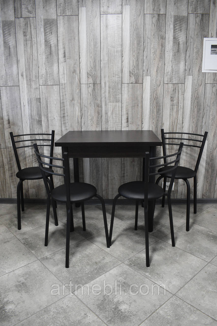 Кухонний комплект (стіл + 4 стільці), фото 1