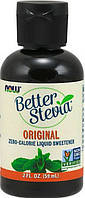 Стевія Натуральний Замінник цукру Better NOW Stevia zero calories 59 мл оригінальний
