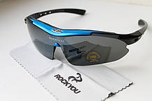 Велосипедні окуляри Okley blue