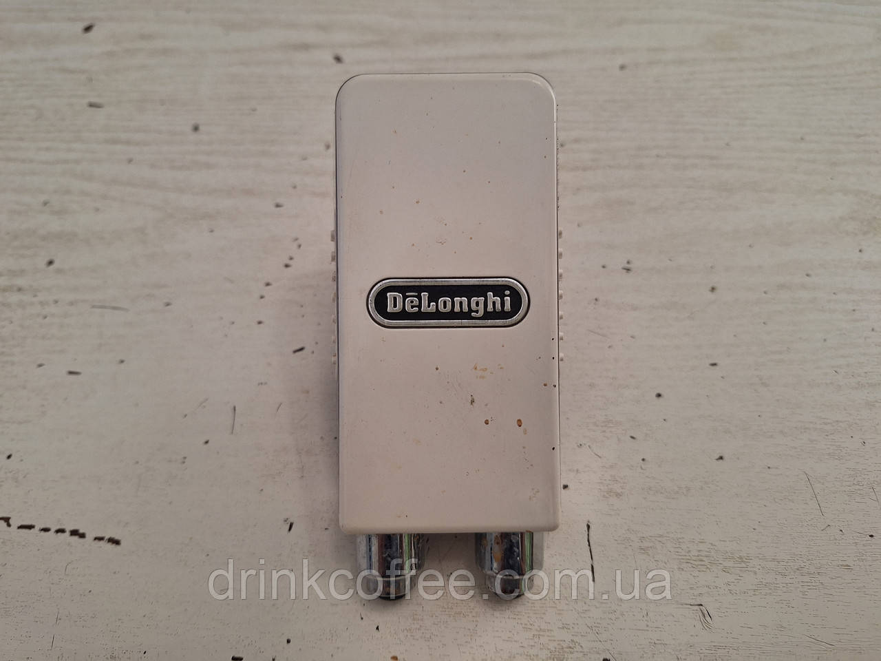 Диспенсер у зборі для кавомашини Delonghi ECAM 45.760.W_2 ELETTA Cappuccino TOP б/у Цілий хром!