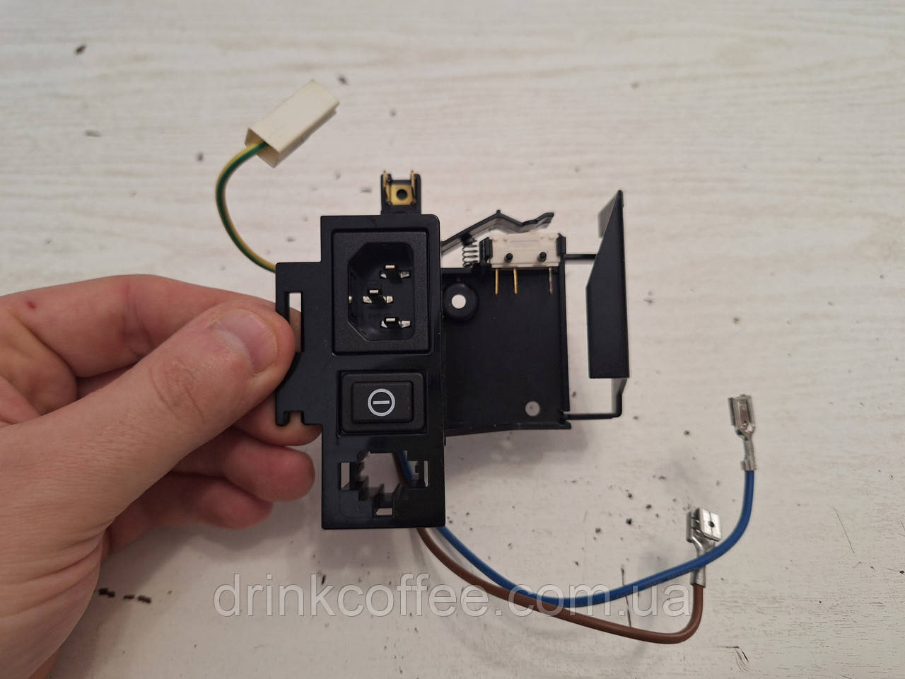 Кнопка в складі для кавомашини Delonghi ECAM 45.760.W_2 ELETTA Cappuccino TOP б/у, фото 1