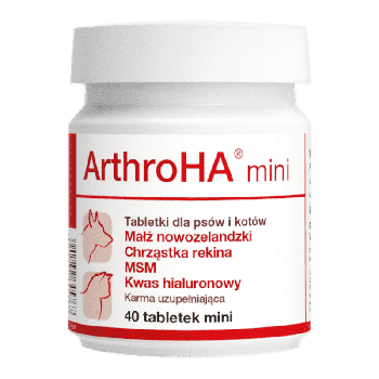 ArthroHA Mini Dolfos Артроха міні 40 табл. МСМ хондропротектор глюкозамін хондроїтин для суглобів собак дрібних порід артроха міні