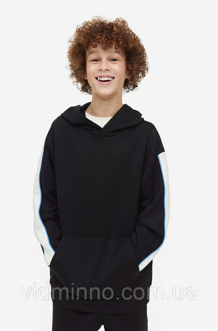 Спортивна толстовка худі H&M на хлопчика підлітка р.158-164 - 12-14 років, 35801, Oversize