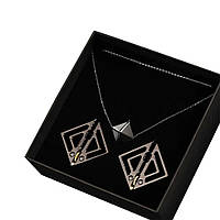 Кліпси для сосків з обтяженою підвіскою Сірі Lockink Adjustable Nipple Clamps with Heavy Pendant