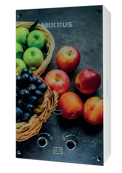 Газова колонка MIXXUS GWH-0310 BASIC GLASS (Німеччина) Колонка газова димохідна 10 л зі скляною панеллю