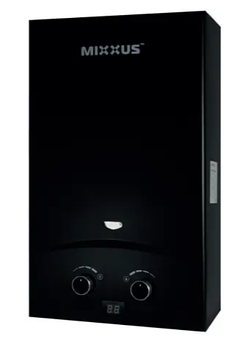 Газова колонка MIXXUS GWH-0210 BASIC BLACK (Німеччина) Колонка газова димохідна 10 л чорного кольору