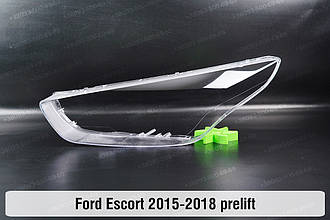 Скло фари Ford Escort (2015-2018) дорест ліве