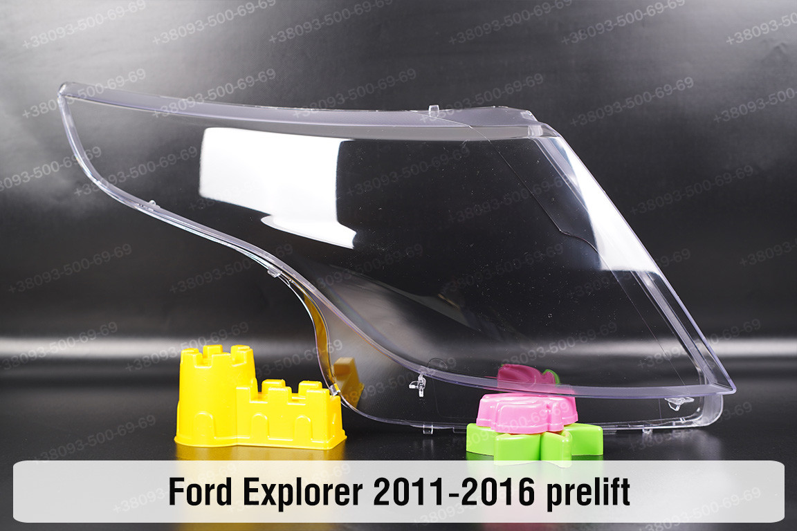 Скло фари Ford Explorer (2011-2016) дорест праве