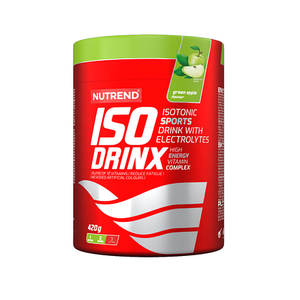 Ізотонік Nutrend IsoDrinx 420 g Apple, фото 1