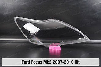 Скло фари Ford Focus Mk2 (2007-2010) рест праве