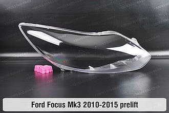 Скло фари Ford Focus Mk3 (2010-2015) дорест праве