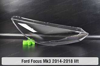 Скло фари Ford Focus Mk3 (2014-2018) рест праве