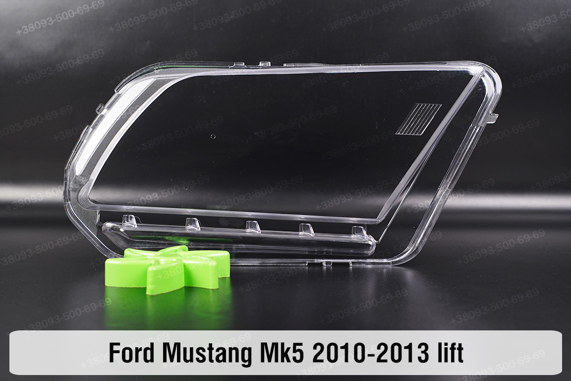 Скло фари Ford Mustang Mk5 (2010-2013) рест праве