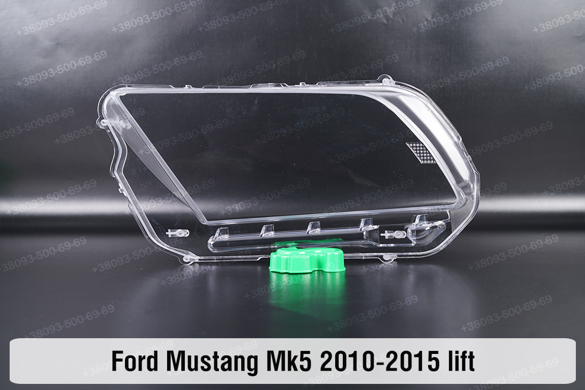 Скло фари Ford Mustang Mk5 (2010-2015) рест ліве