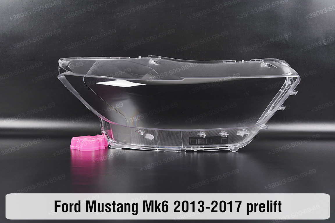 Скло фари Ford Mustang Mk6 (2013-2017) дорест праве, фото 1