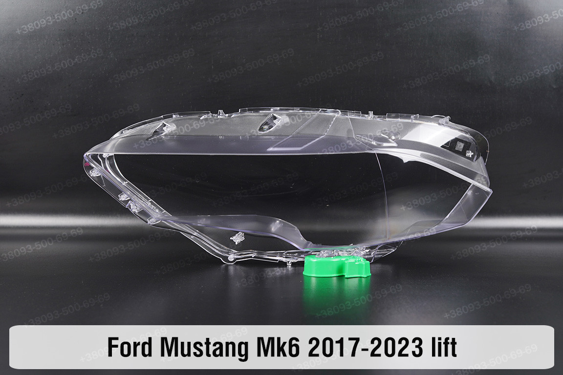 Скло фари Ford Mustang Mk6 (2017-2023) рест ліве, фото 1