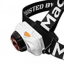 Універсальний налобний ліхтар Mactronic Maverick White Peak Focus | 320 лм, фокусування променю, сенсор руху, USB-C зарядка, фото 6