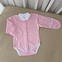 Боді з.р. "Смайл" Рожевий Інтерлок арт.27072308  Зріст 62-40(р)