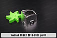 Хромована маска лінзи Audi A4 B9 LED (2015-2020) дорест права, фото 3