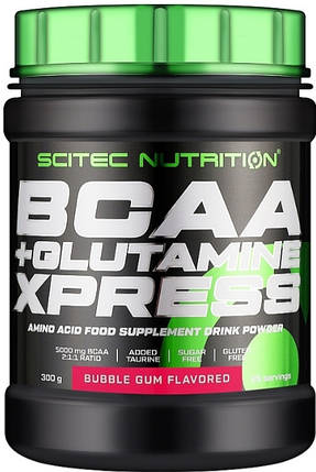 Всаа Глютамін Scitec BCAA Glutamine Xpress 600 г bubble gum, фото 1